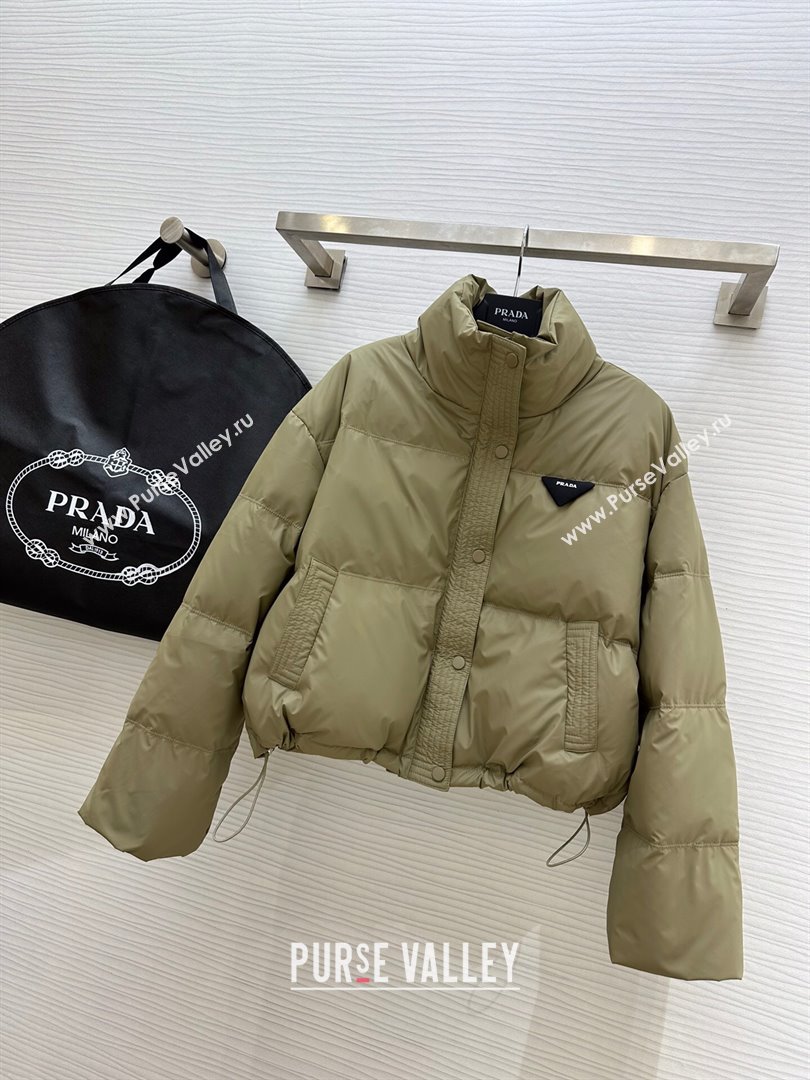 Prada Down Jacket P11010 Green 2024 (Q-2411010)