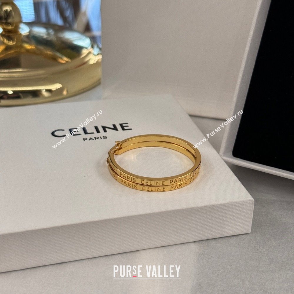 Celine Hoop Earrings C62736 Gold 2024 (YF-24062736)