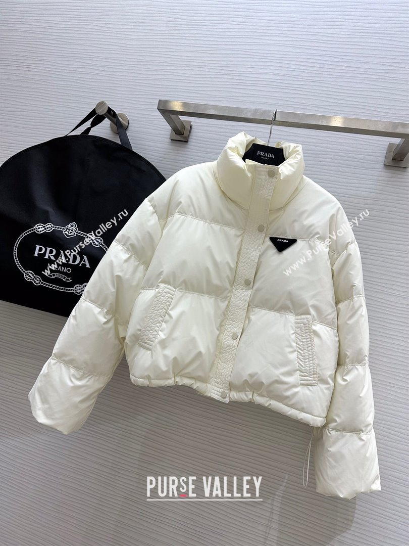 Prada Down Jacket P11013 White 2024 (Q-2411013)