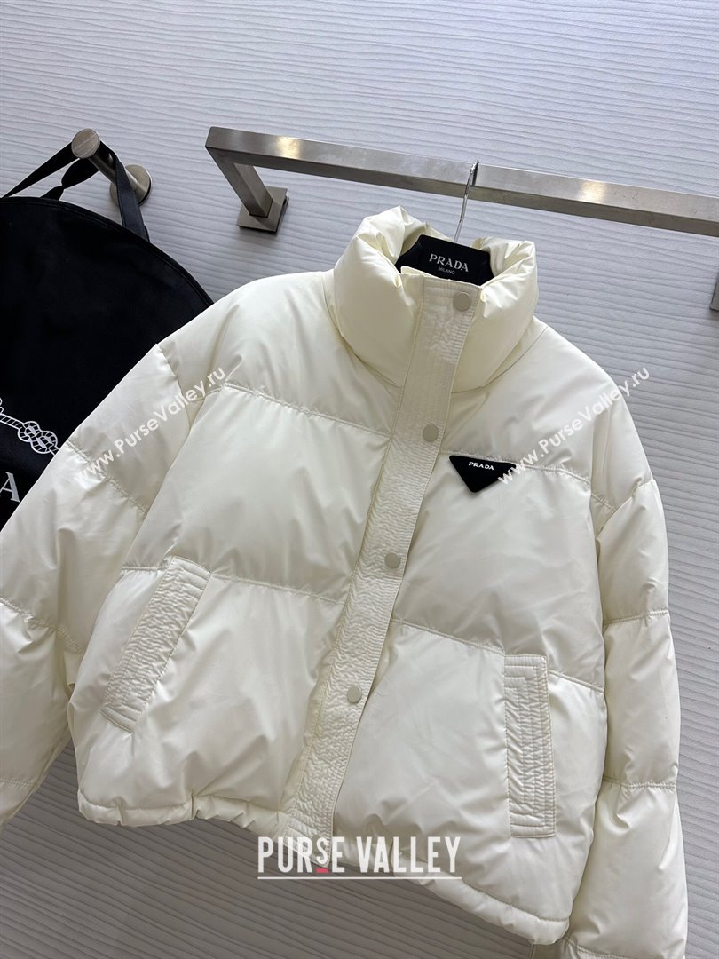 Prada Down Jacket P11013 White 2024 (Q-2411013)