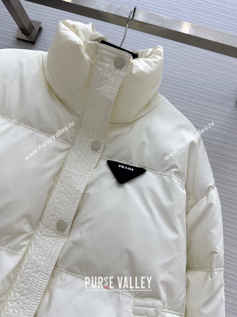 Prada Down Jacket P11013 White 2024 (Q-2411013)