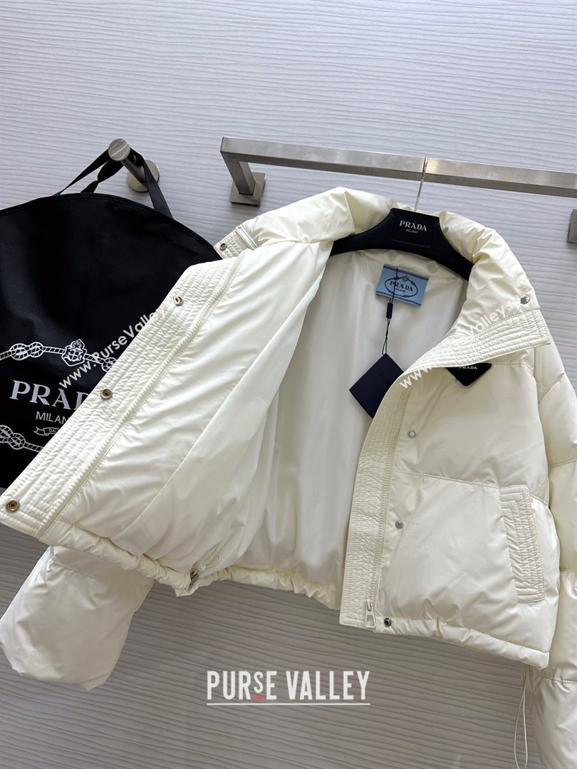 Prada Down Jacket P11013 White 2024 (Q-2411013)