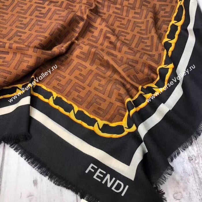 Fendi Cashmere FF Shawl Black 2018 (A0SS-8102404)