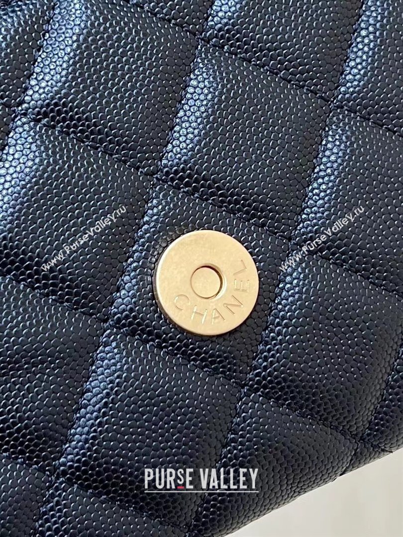 Chanel Grained Calfskin Hobo Bag AS4322 Black 2024 Top Quality (SHUNY-24062401)