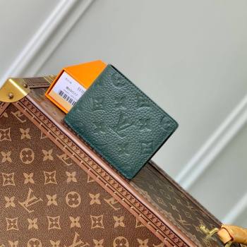 Louis Vuitton Multiple Wallet in Monogram Leather Green 2024 M69037 (K-24081019)