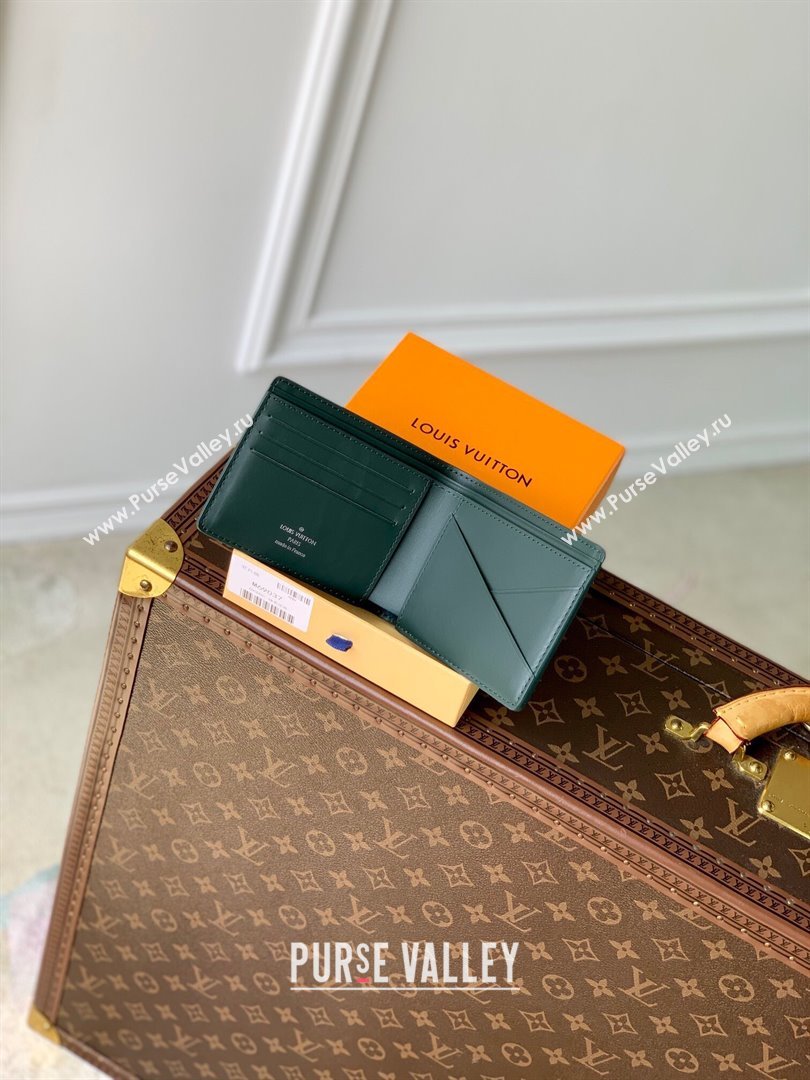 Louis Vuitton Multiple Wallet in Monogram Leather Green 2024 M69037 (K-24081019)