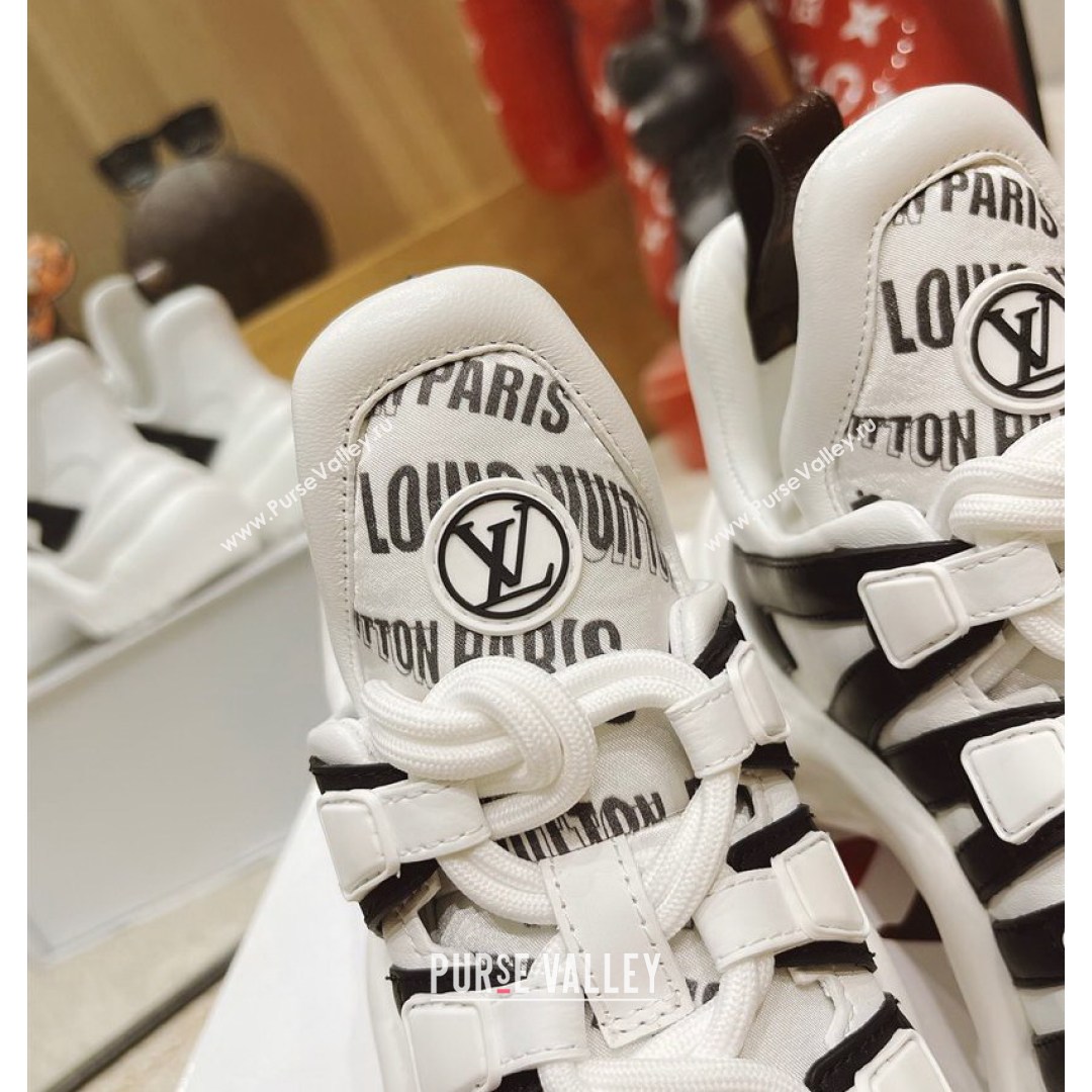 Louis Vuitton LV Archlight Signature Print Sneakers White/Black 2021 (MD-21082029)