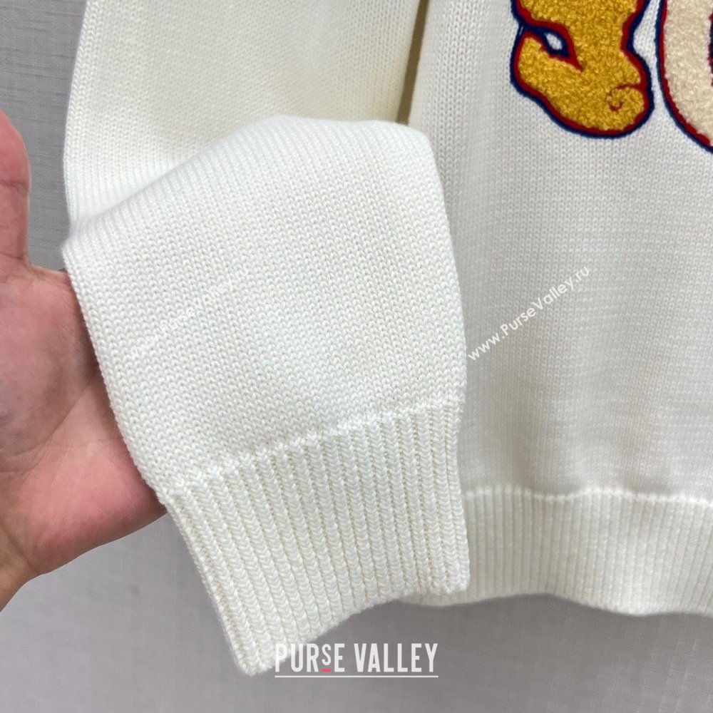 Gucci Wool Cashmere Sweater G11022 White 2024 (Q-2411022)