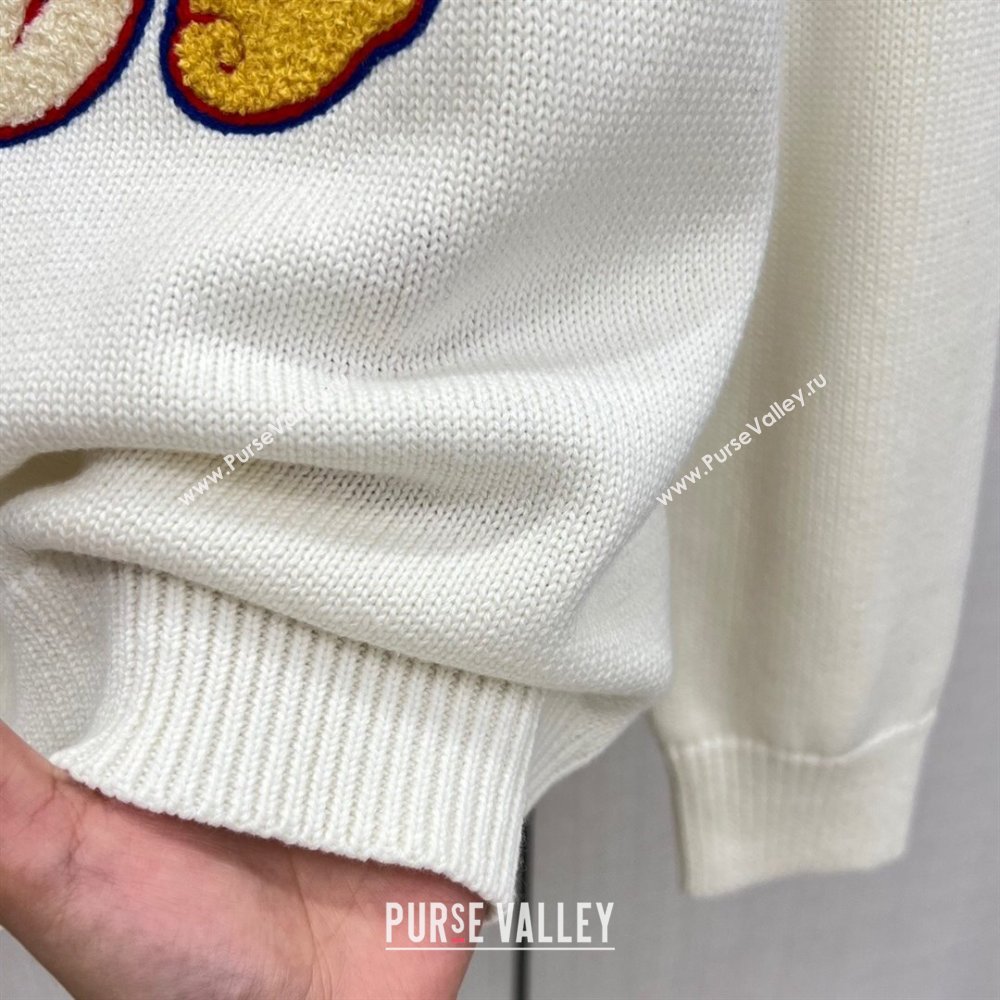 Gucci Wool Cashmere Sweater G11022 White 2024 (Q-2411022)