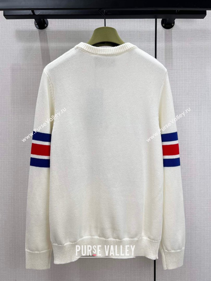 Gucci Wool Cashmere Sweater G11022 White 2024 (Q-2411022)