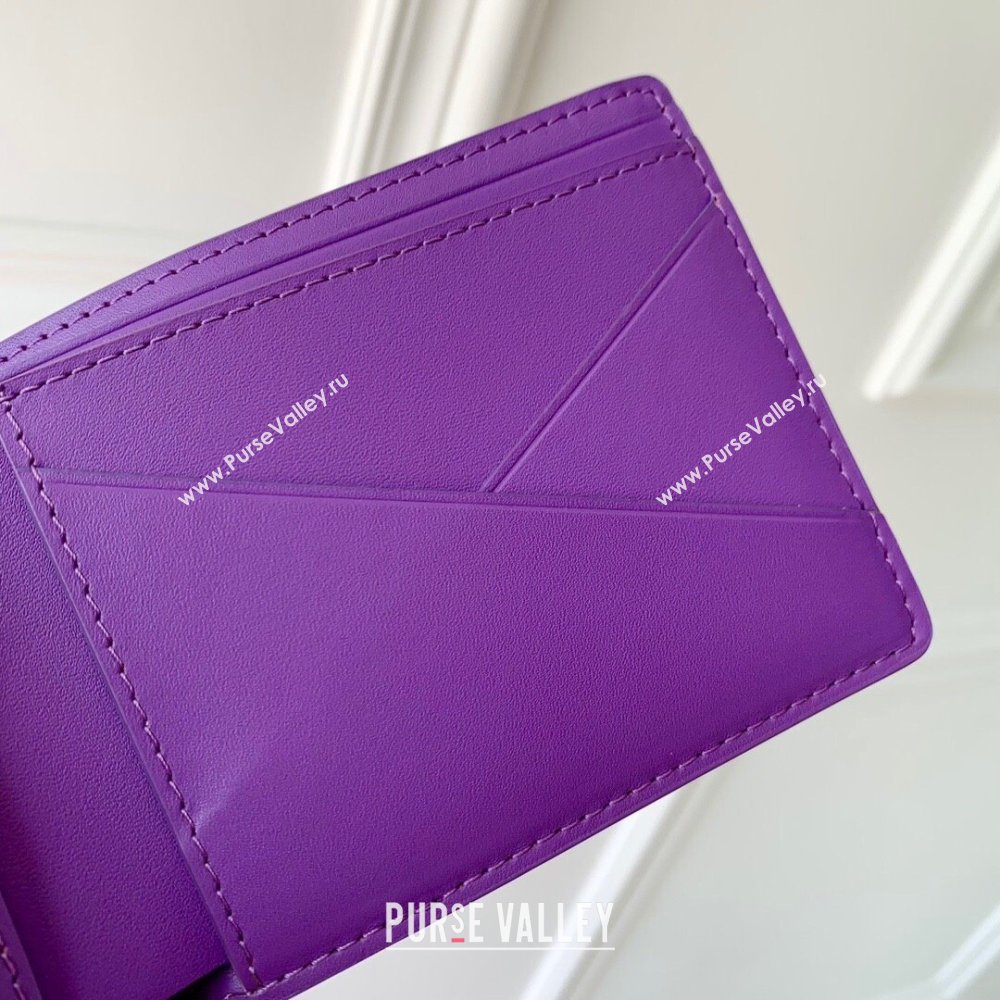 Louis Vuitton Multiple Wallet in Monogram Leather Purple 2024 M69037 (K-24081020)