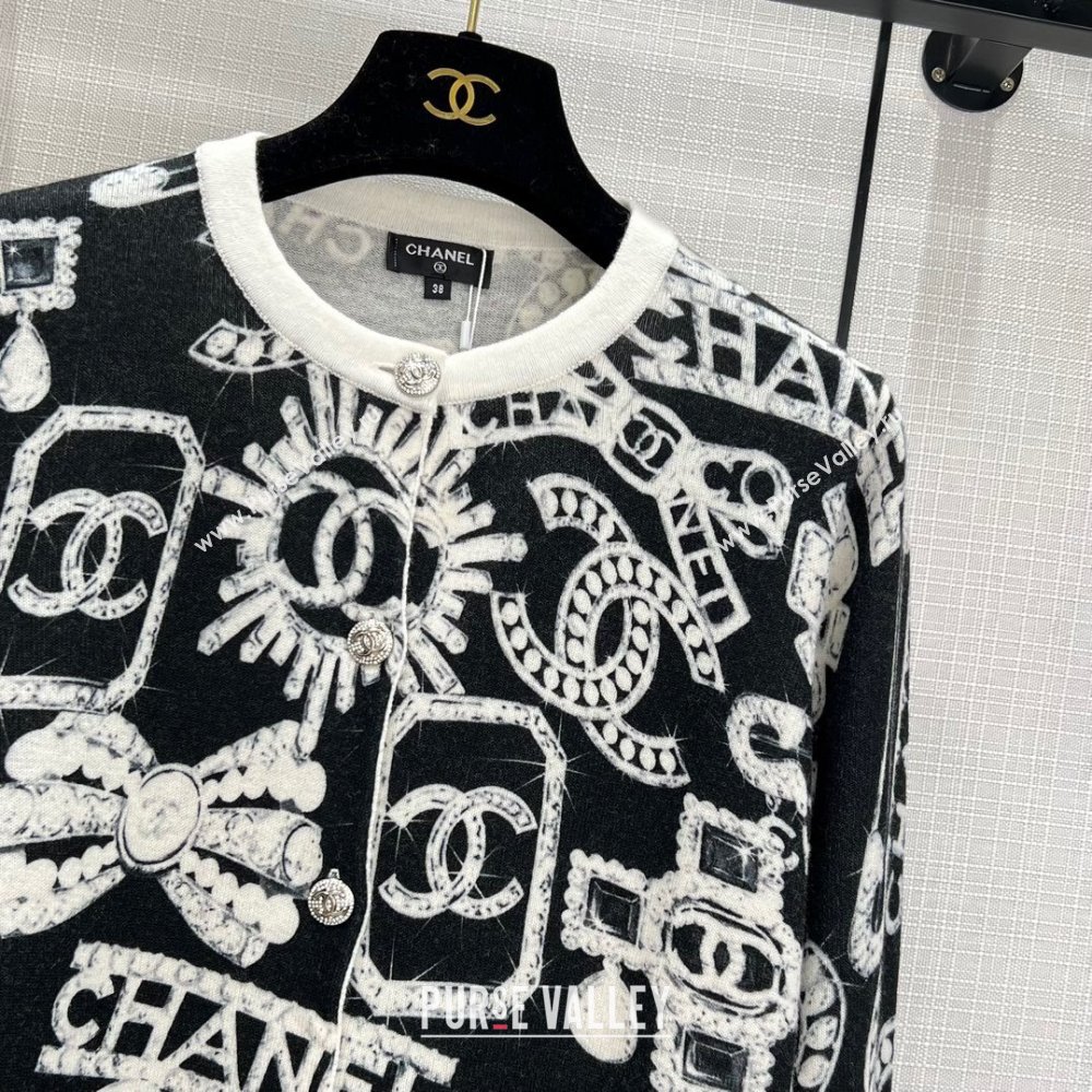 Chanel Coco Neige Cashmere Sweater CH11024 Black 2024 (Q-2411024)