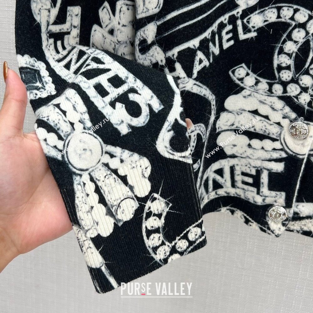 Chanel Coco Neige Cashmere Sweater CH11024 Black 2024 (Q-2411024)