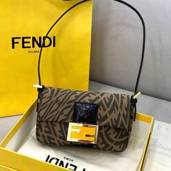 Fendi Baguette 1997 Mini FF Vertigo Bag Brown 2021 8378 (CL-21073112)