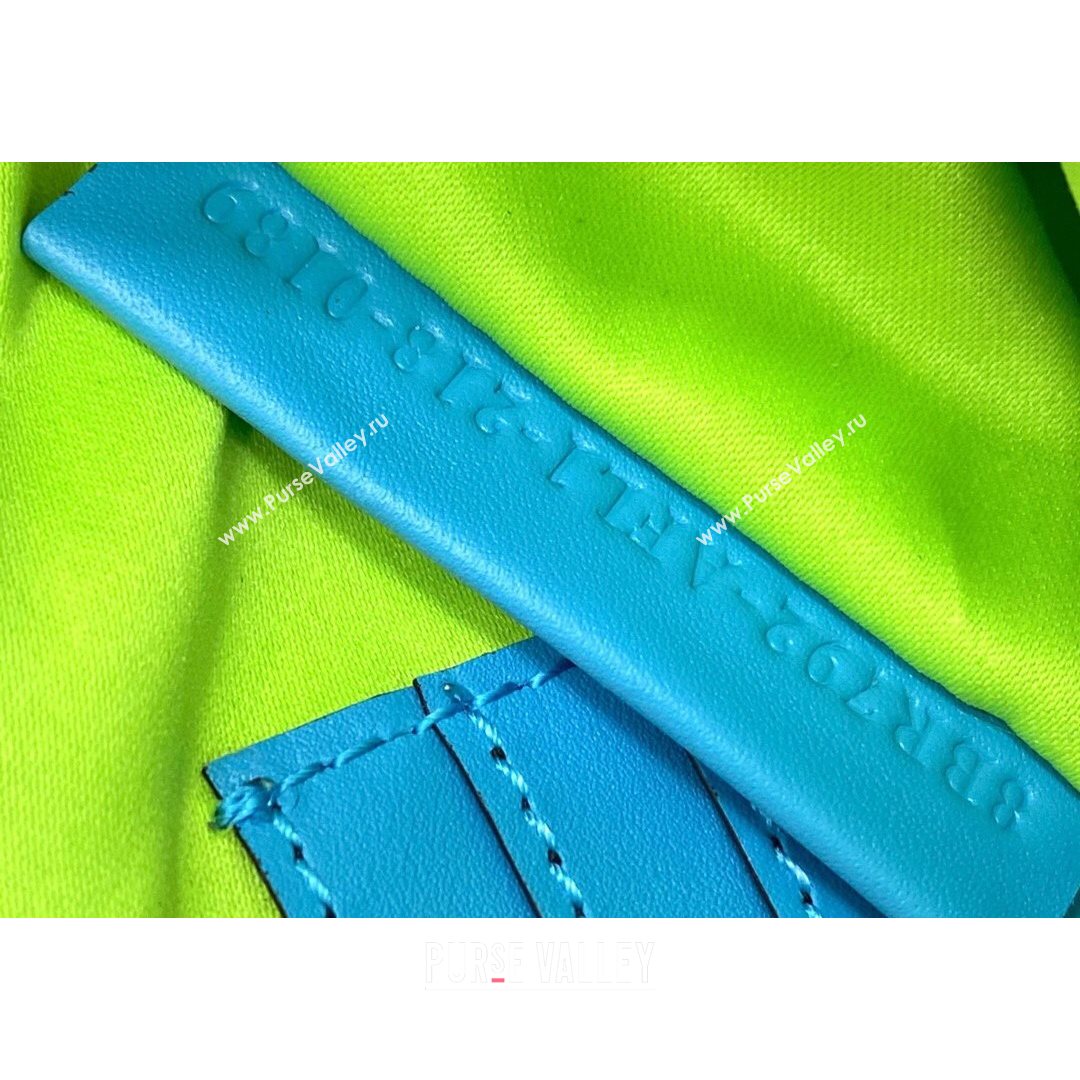 Fendi Baguette 1997 Mini FF Vertigo Bag Light Blue 2021 8378 (CL-21073114)