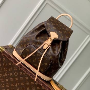 Louis Vuitton Montsouris PM Backpack in Monogram Canvas M11198 Brown 2025 (KI-250524056)