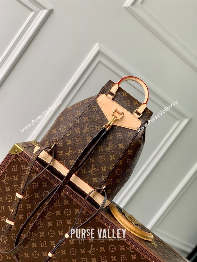 Louis Vuitton Montsouris PM Backpack in Monogram Canvas M11198 Brown 2025 (KI-250524056)