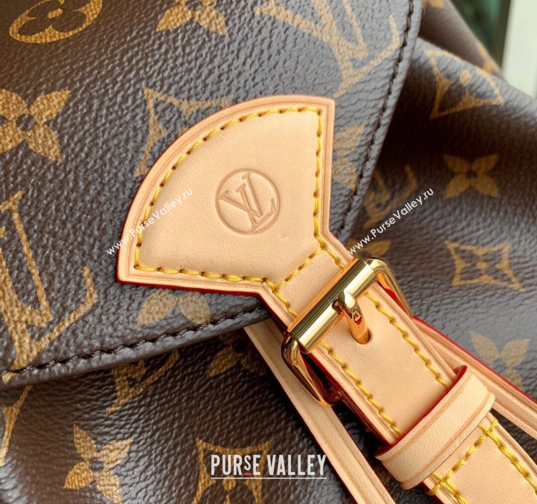 Louis Vuitton Montsouris PM Backpack in Monogram Canvas M11198 Brown 2025 (KI-250524056)