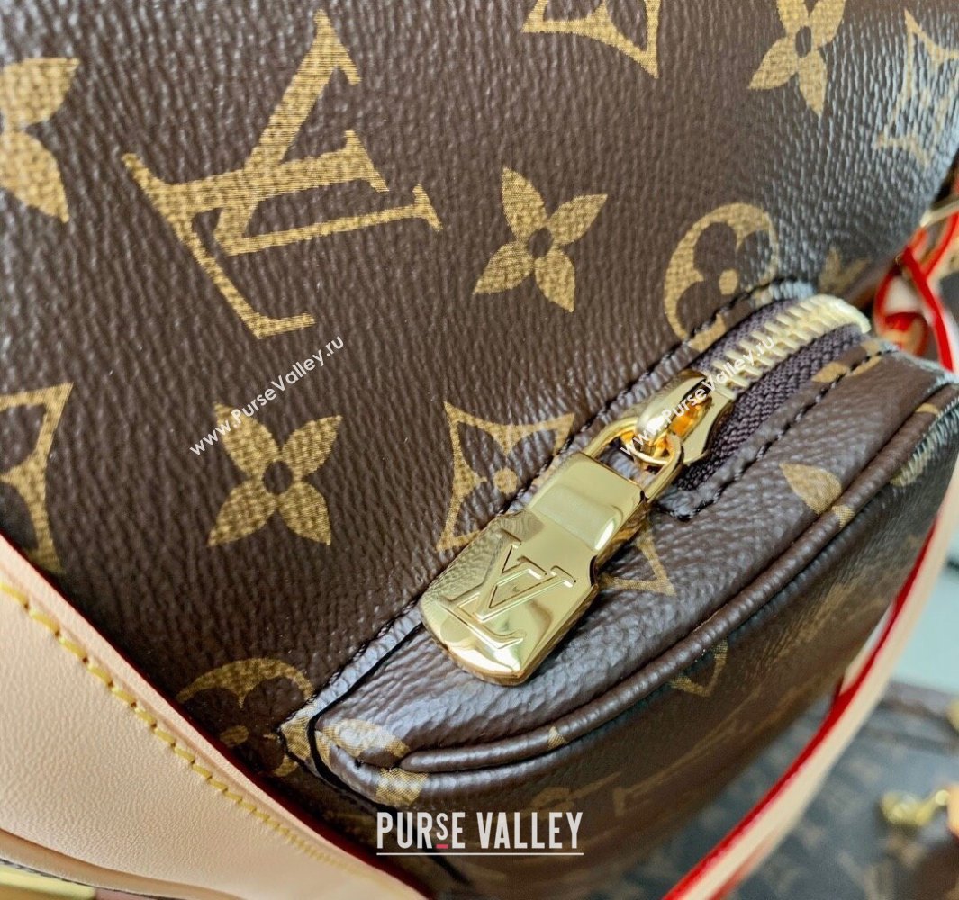 Louis Vuitton Montsouris PM Backpack in Monogram Canvas M11198 Brown 2025 (KI-250524056)