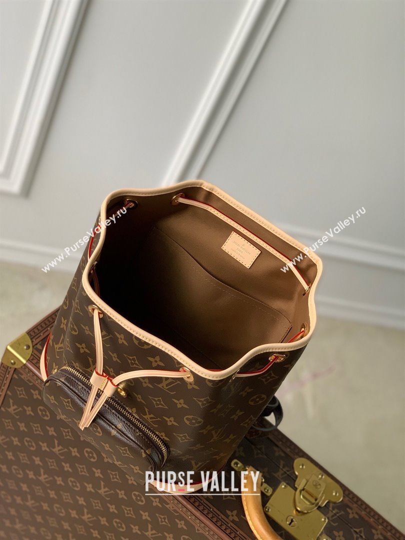 Louis Vuitton Montsouris PM Backpack in Monogram Canvas M11198 Brown 2025 (KI-250524056)