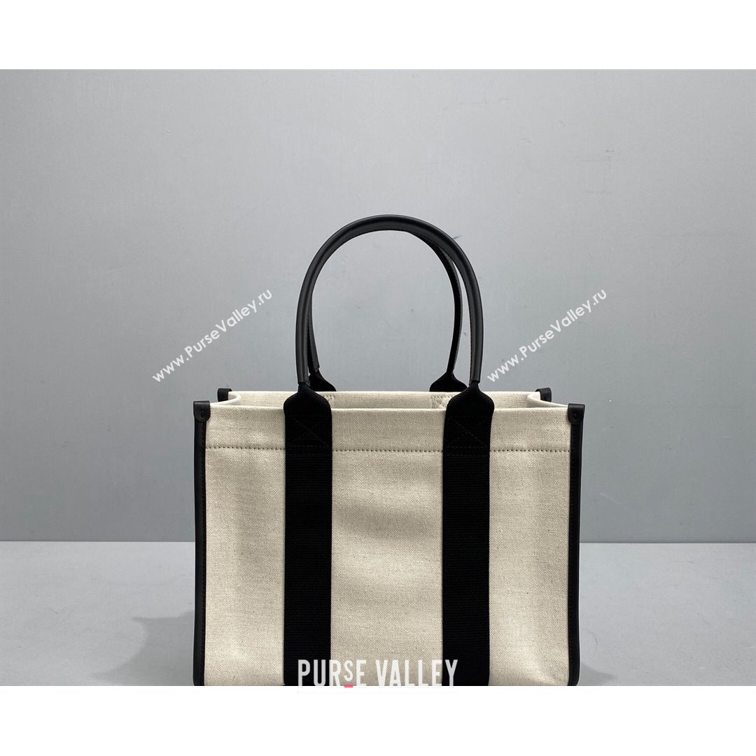 Balenciaga Hardware Small Tote Bag in White Cotton Canvas 2021 (ningm-21091503)