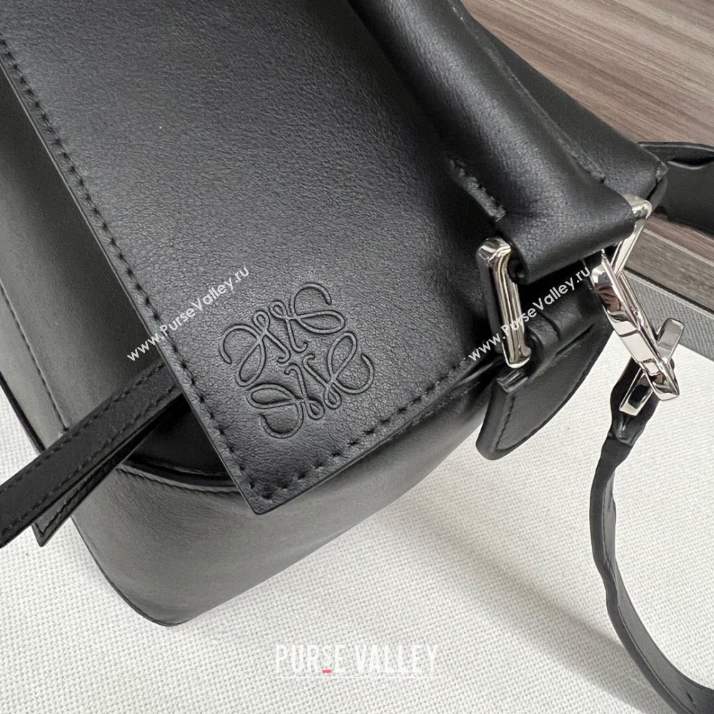 Loewe Puzzle Medium Bag in Smooth Calfskin 062329 Black 2024 (MHUI-24120509)