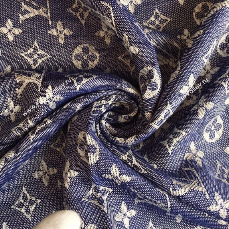 Louis Vuitton Monogram Scarf LV103002 Blue 2023 (A-23103002)