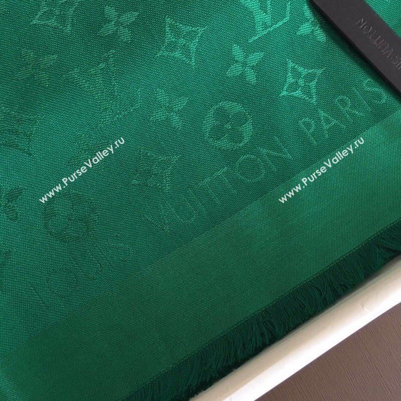 Louis Vuitton Monogram Scarf LV103007 Green 2023 (A-23103007)