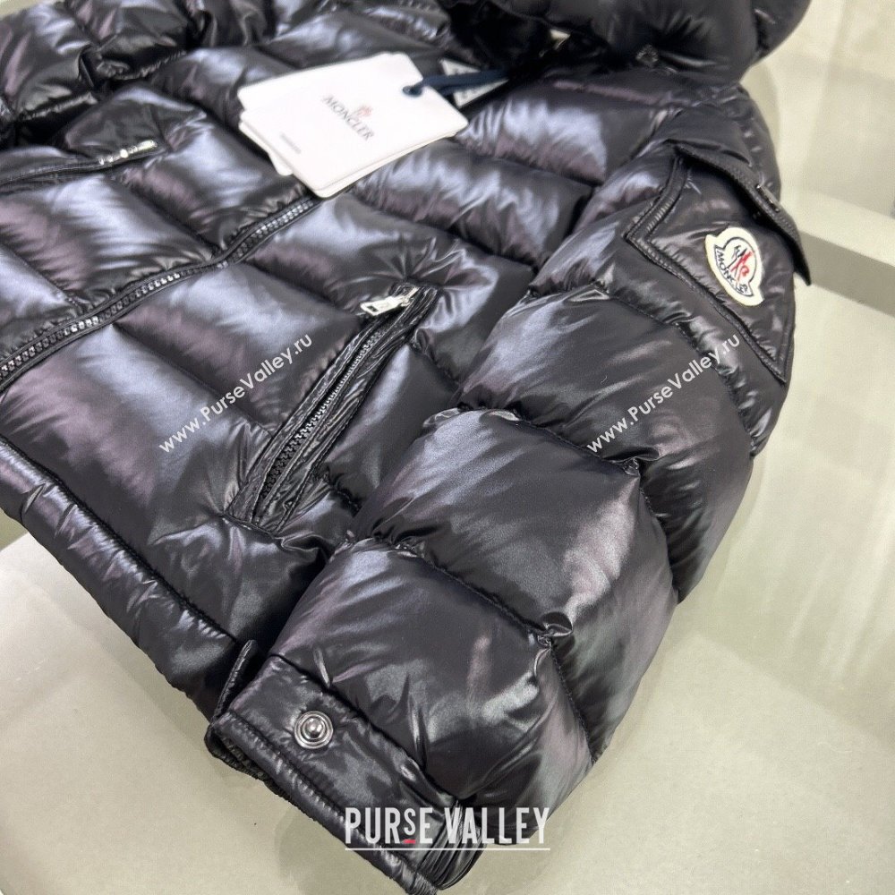 Moncler Hooded Down Jacket for Kids Black 2024 (MM-24112405)