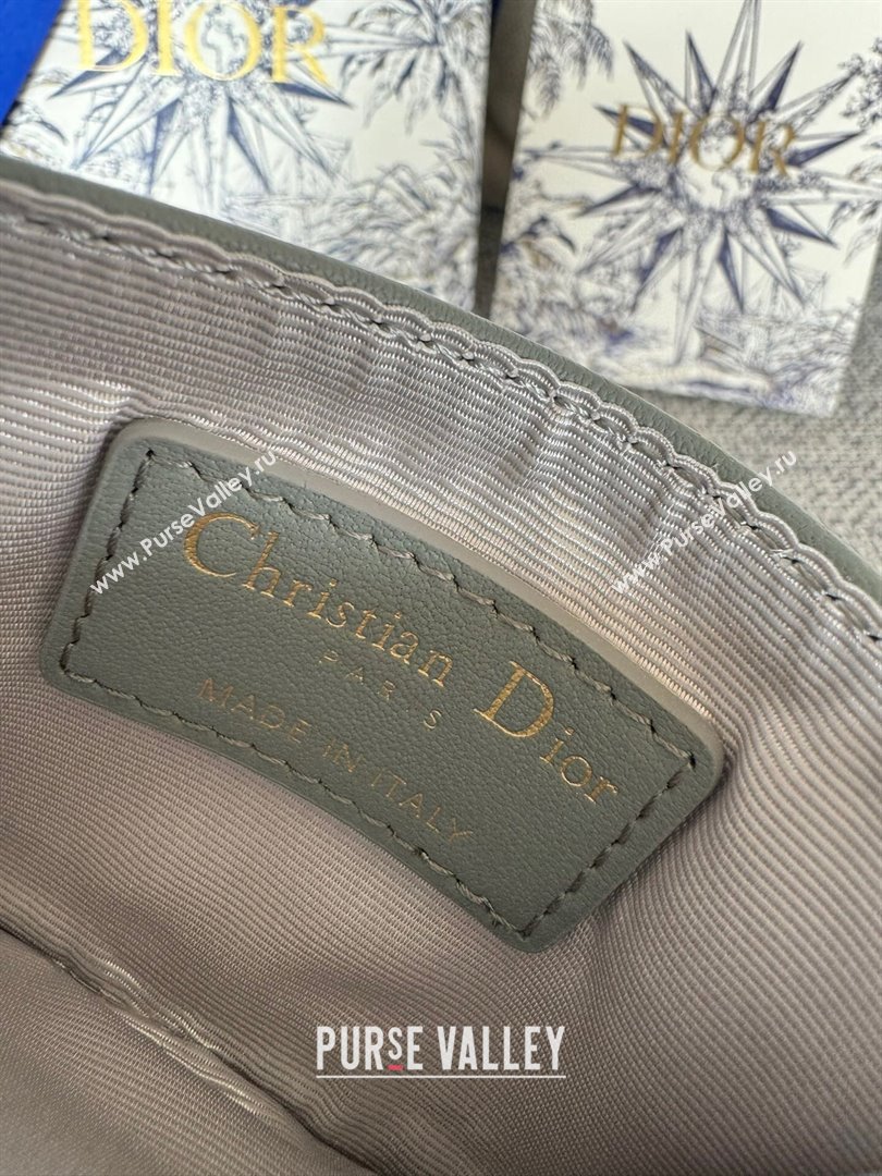 Dior 30 Montaigne Five-Slot Card Holder Gray Dior Oblique Jacquard 2024 (DMZ-2411108)