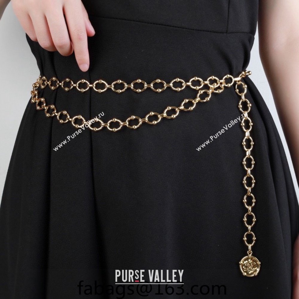 Chanel Aged Chain Belt Gold 2024 CH102308 (YF-241023008)