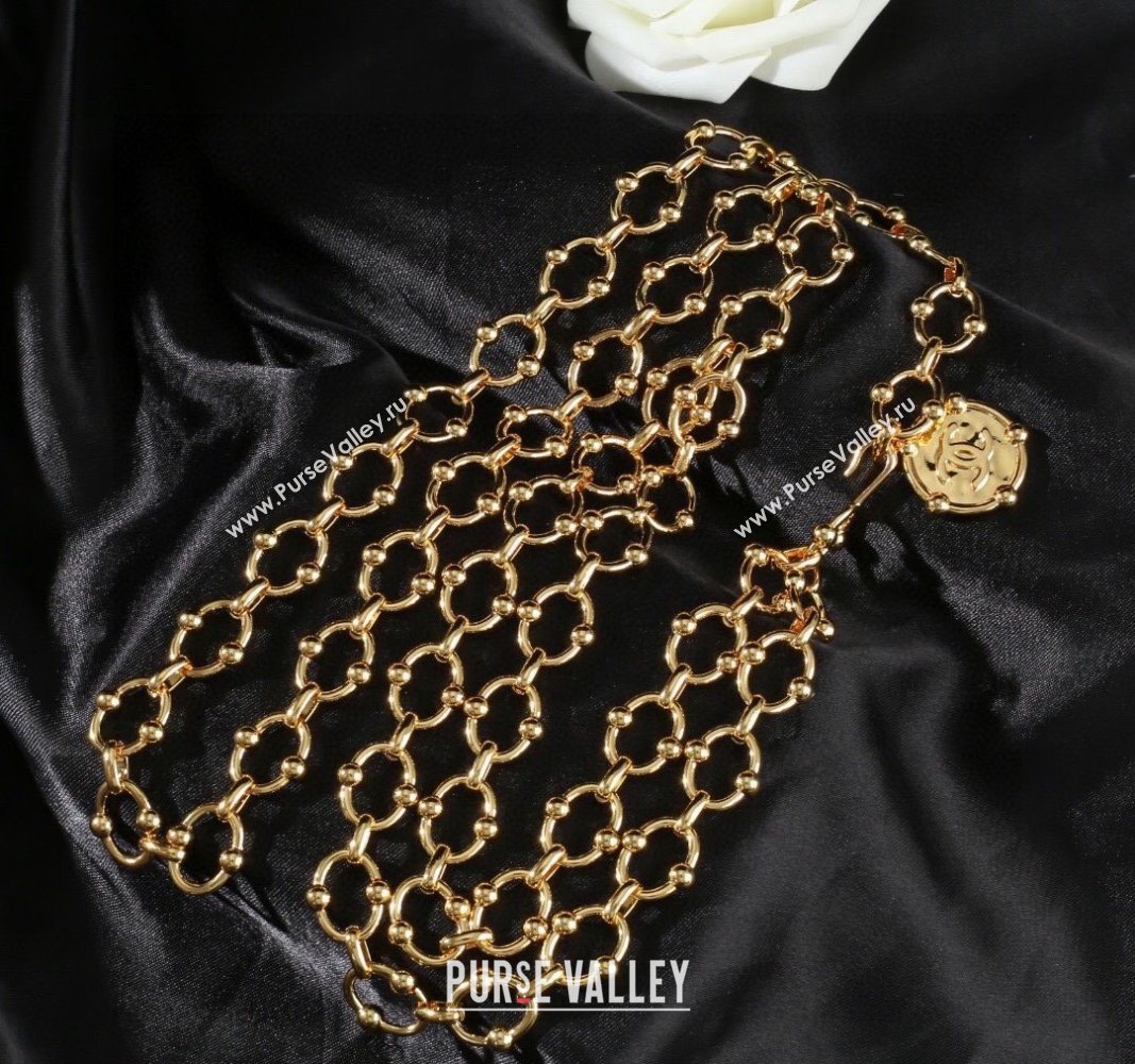 Chanel Aged Chain Belt Gold 2024 CH102308 (YF-241023008)