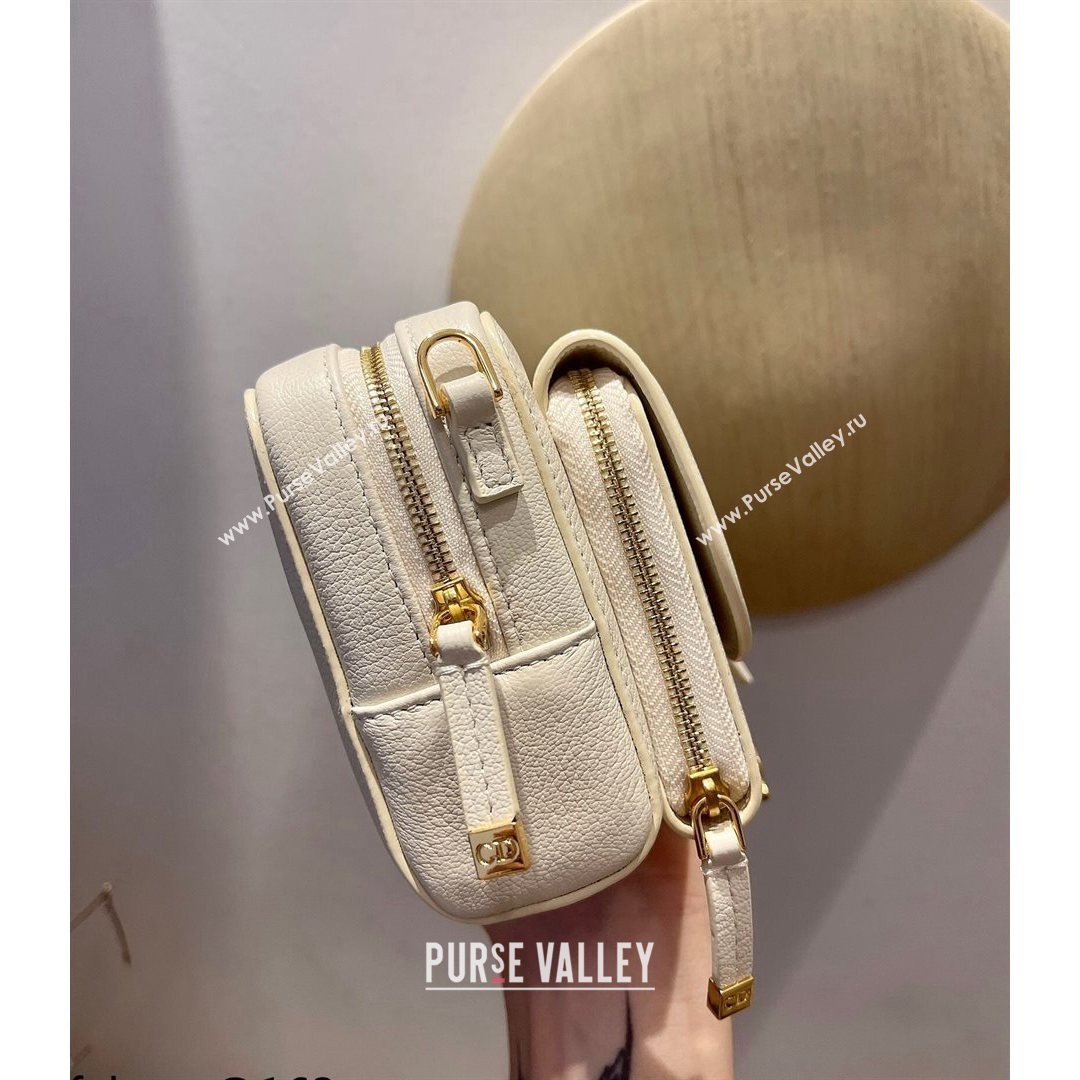 Dior Calfskin Double Sandle Pouch Apricot 2021 (XXG-21080239)