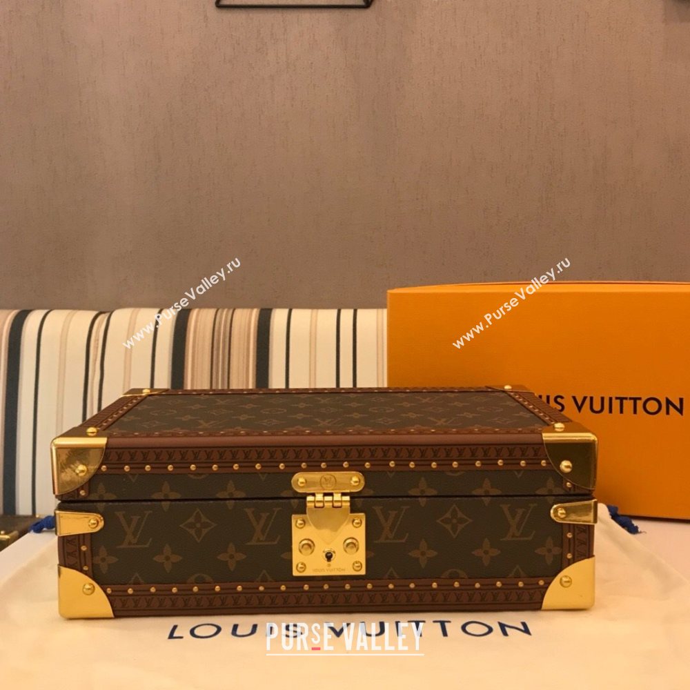 Louis Vuitton Monogram Canvas 8 Watch Case M47641 Brown/Beige 2021 (YS-21010982)