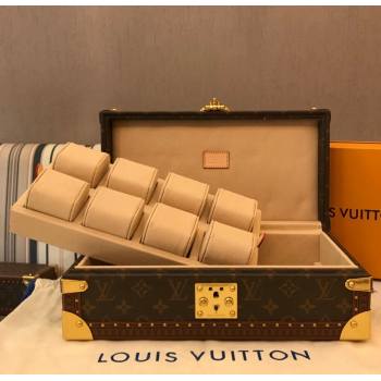Louis Vuitton Monogram Canvas 8 Watch Case M47641 Brown/Beige 2021 (YS-21010982)
