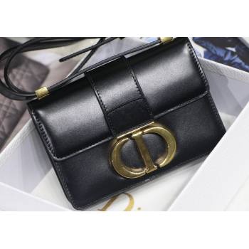 Dior Micro 30 Montaigne Bag in Box Calfskin Black 2021 S9030 (XXG-21080241)