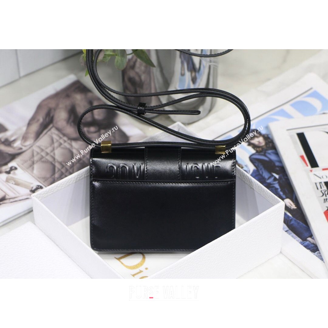 Dior Micro 30 Montaigne Bag in Box Calfskin Black 2021 S9030 (XXG-21080241)