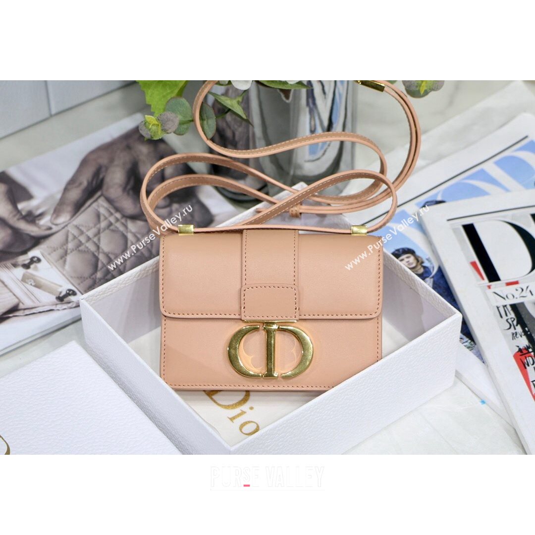 Dior Micro 30 Montaigne Bag in Box Calfskin Pink 2021 S9030 (XXG-21080242)