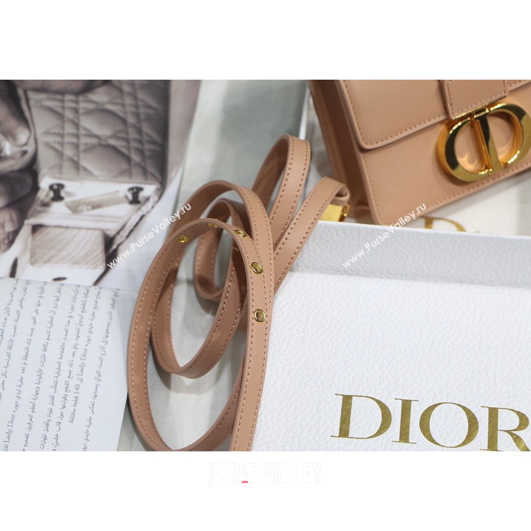 Dior Micro 30 Montaigne Bag in Box Calfskin Pink 2021 S9030 (XXG-21080242)