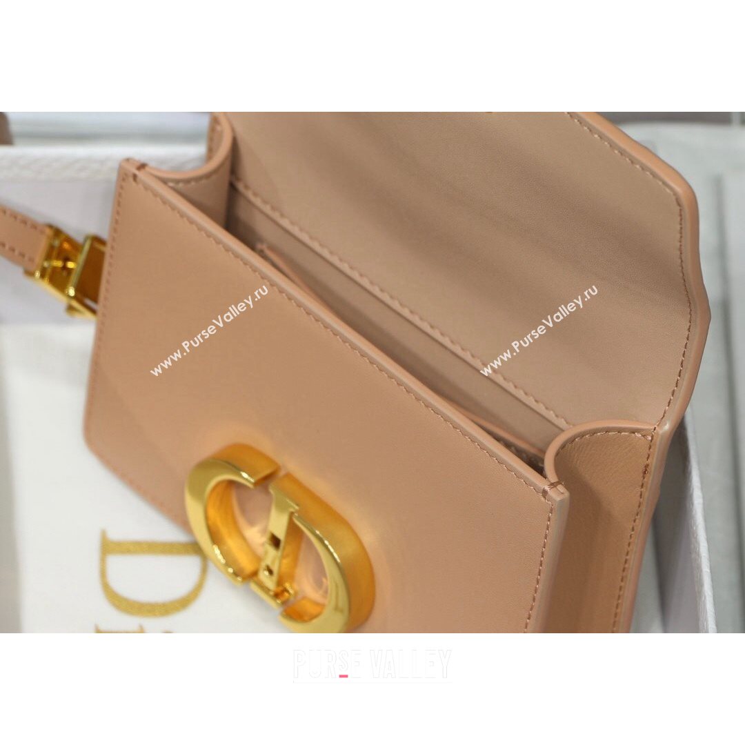 Dior Micro 30 Montaigne Bag in Box Calfskin Pink 2021 S9030 (XXG-21080242)