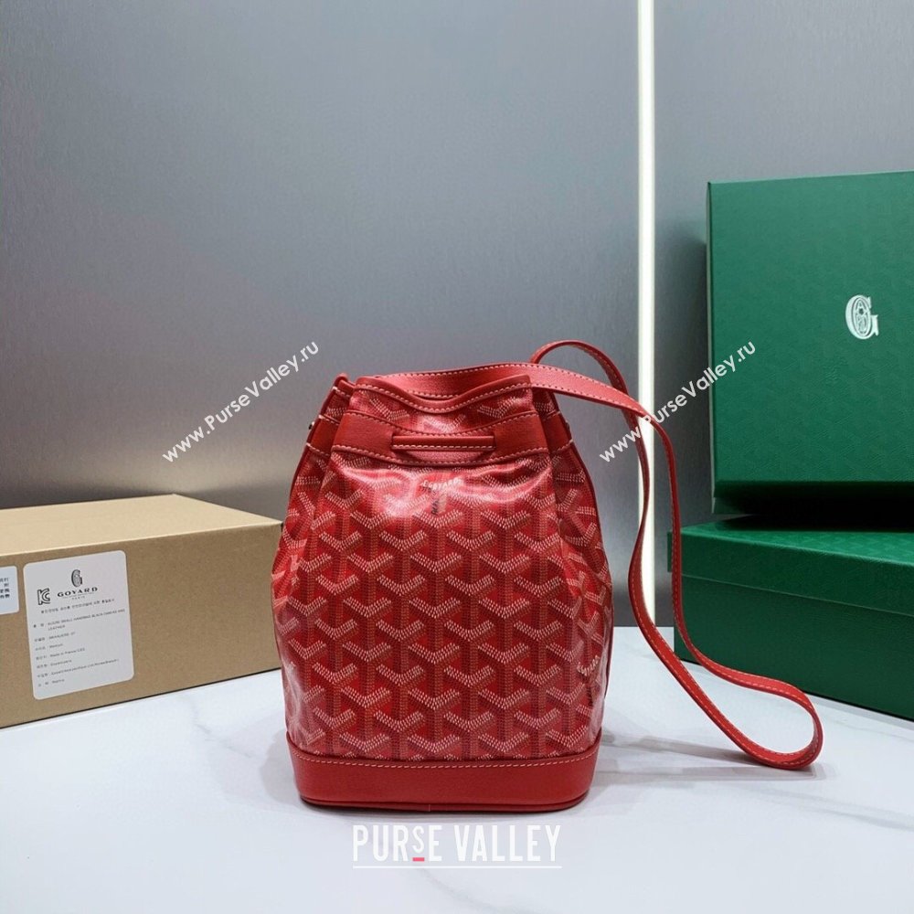 Goyard Petit Flot Bucket Bag 020196 Red 2023 Top (ZH-239601)