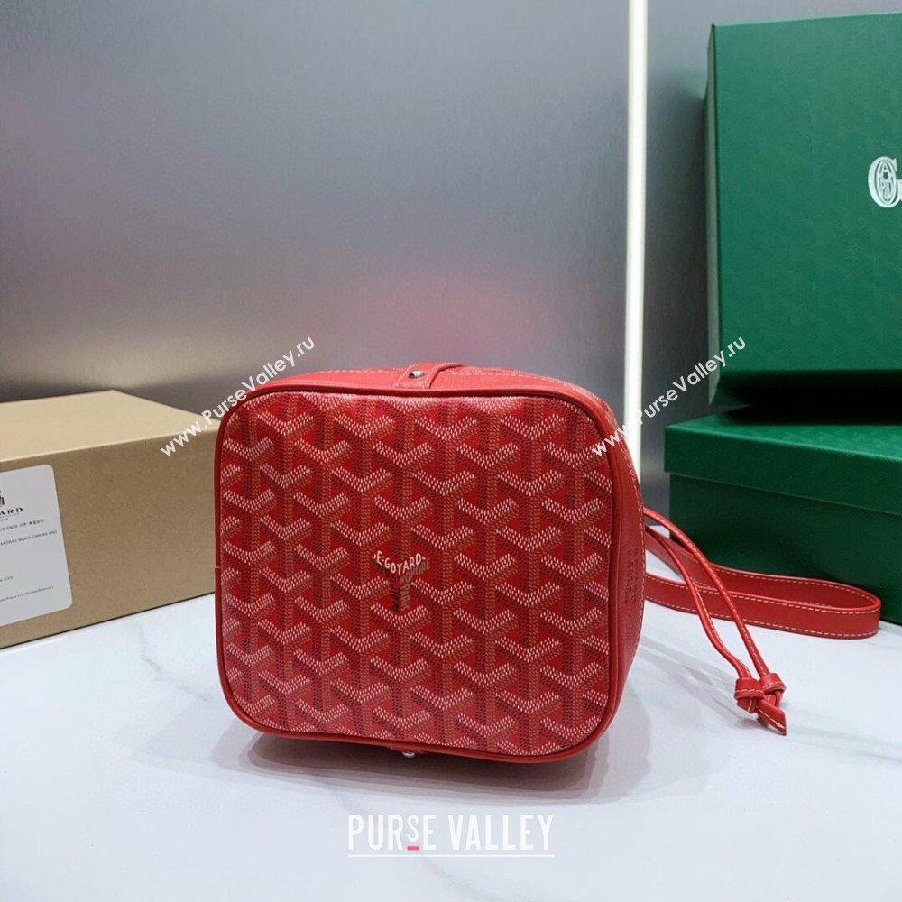 Goyard Petit Flot Bucket Bag 020196 Red 2023 Top (ZH-239601)