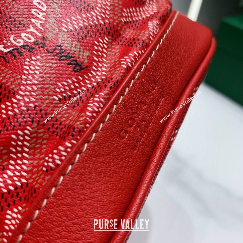 Goyard Petit Flot Bucket Bag 020196 Red 2023 Top (ZH-239601)