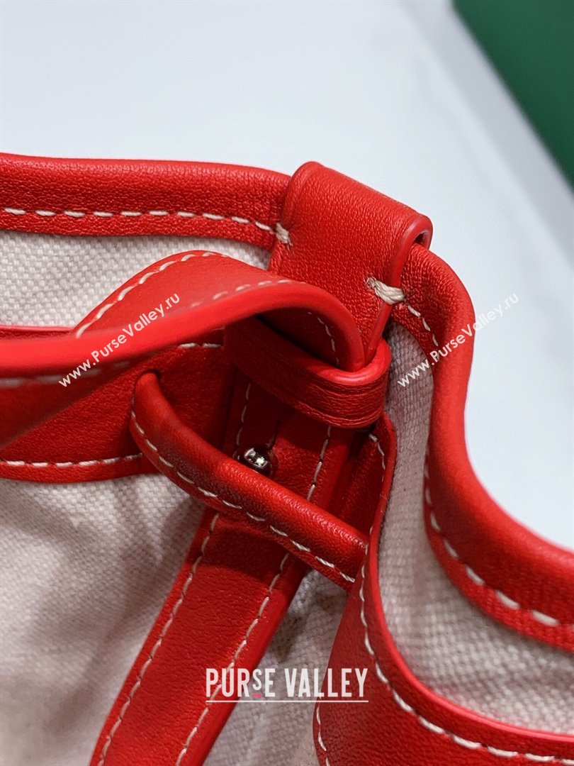 Goyard Petit Flot Bucket Bag 020196 Red 2023 Top (ZH-239601)