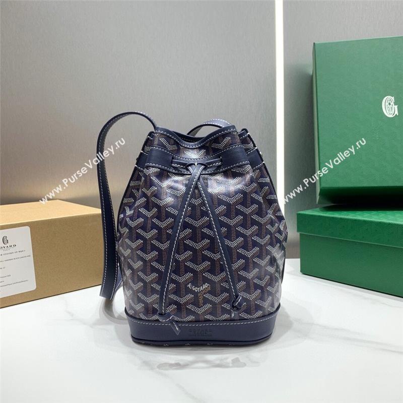 Goyard Petit Flot Bucket Bag 020196 Blue 2023 Top (ZH-239602)