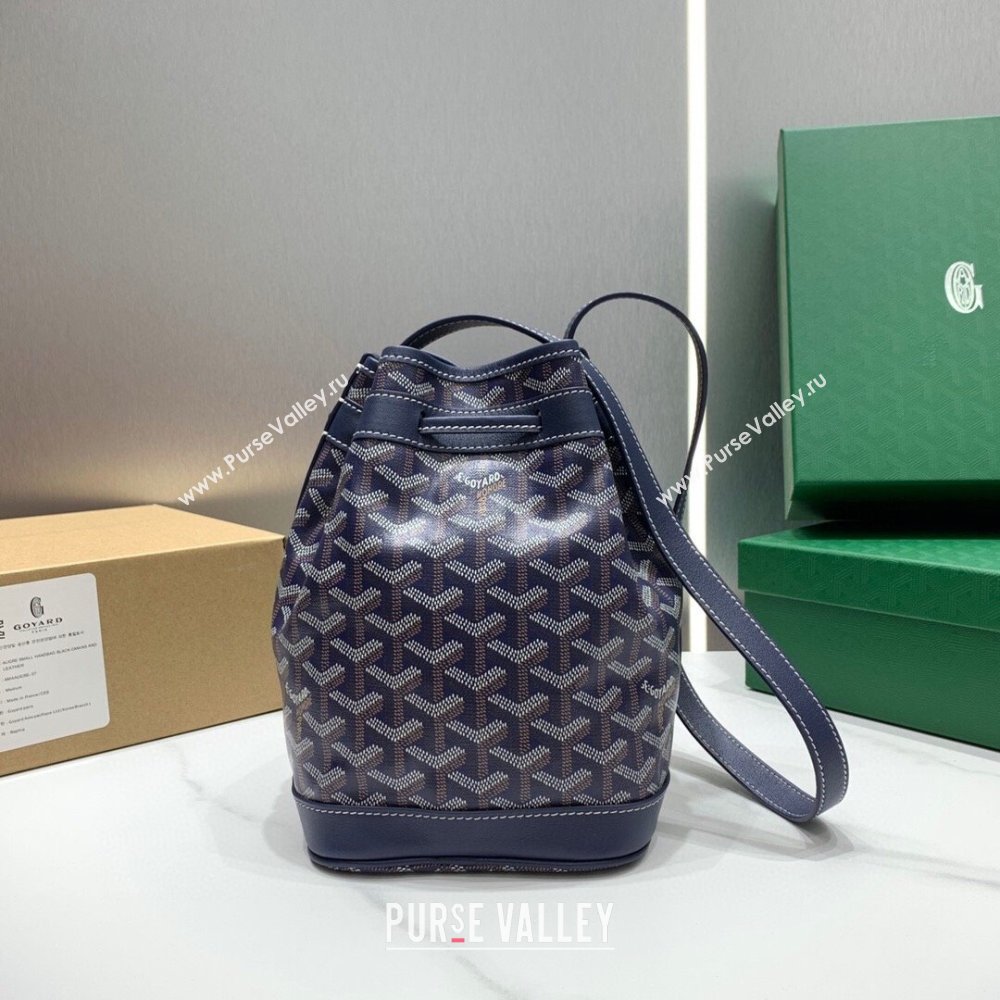 Goyard Petit Flot Bucket Bag 020196 Blue 2023 Top (ZH-239602)