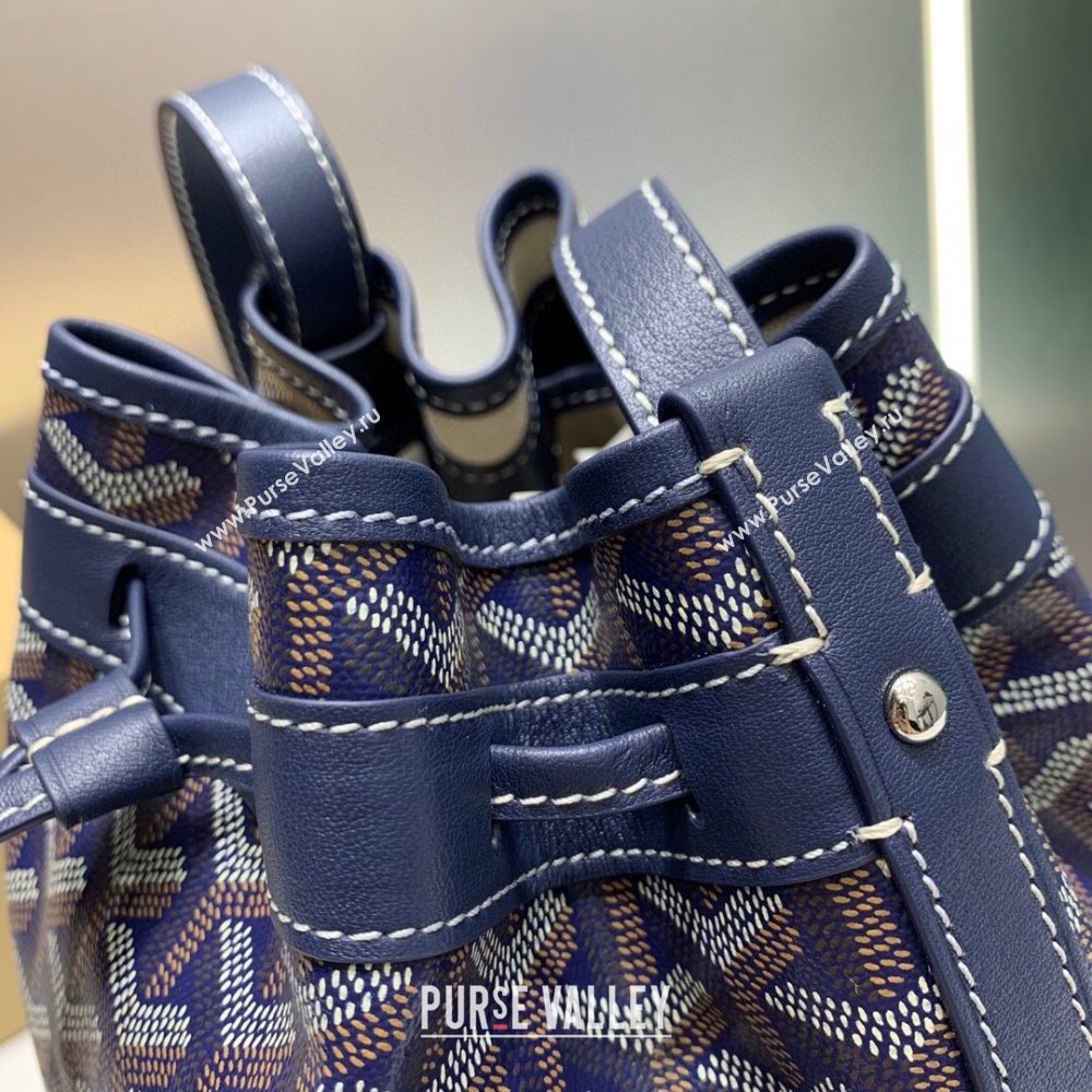 Goyard Petit Flot Bucket Bag 020196 Blue 2023 Top (ZH-239602)