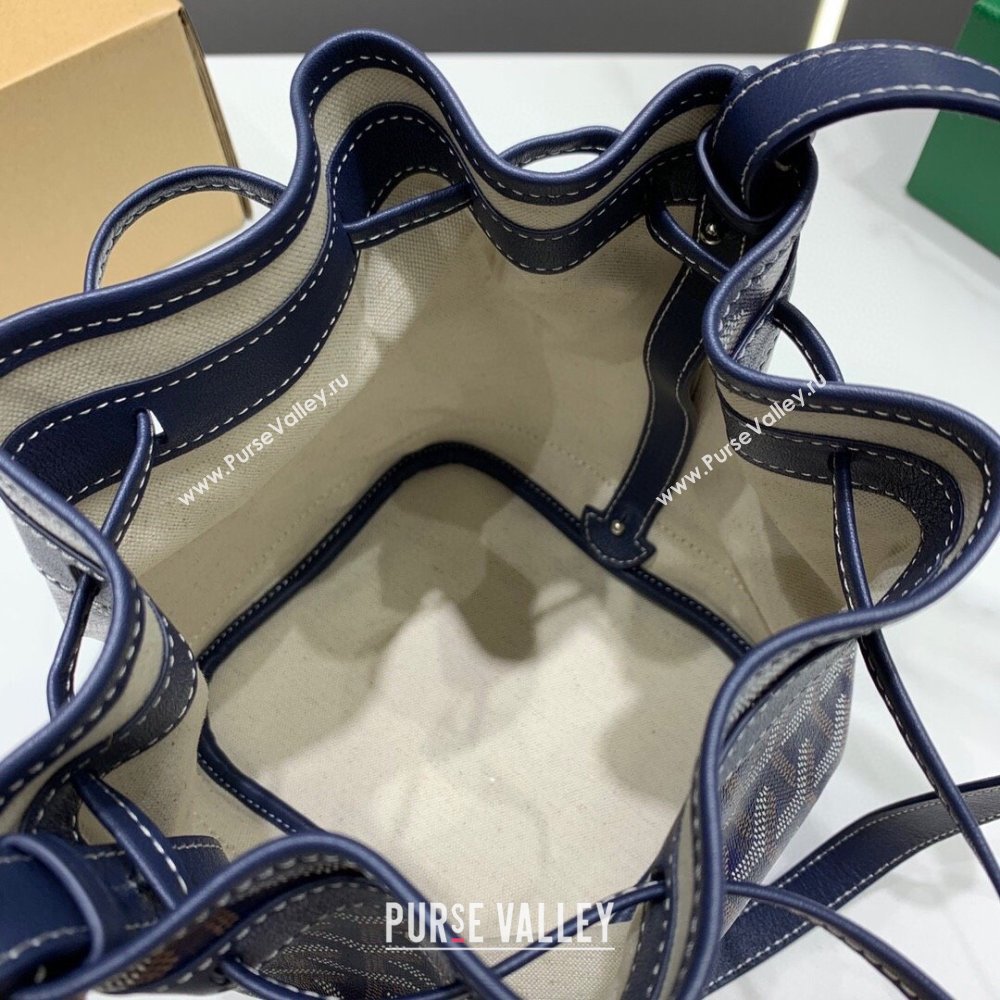 Goyard Petit Flot Bucket Bag 020196 Blue 2023 Top (ZH-239602)