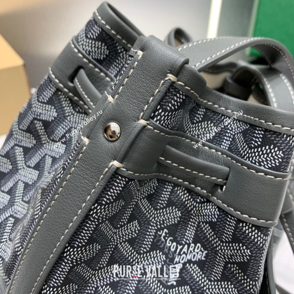 Goyard Petit Flot Bucket Bag 020196 Grey 2023 Top (ZH-239603)