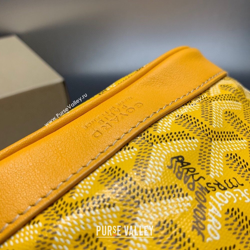 Goyard Petit Flot Bucket Bag 020196 Yellow 2023 Top (ZH-239605)